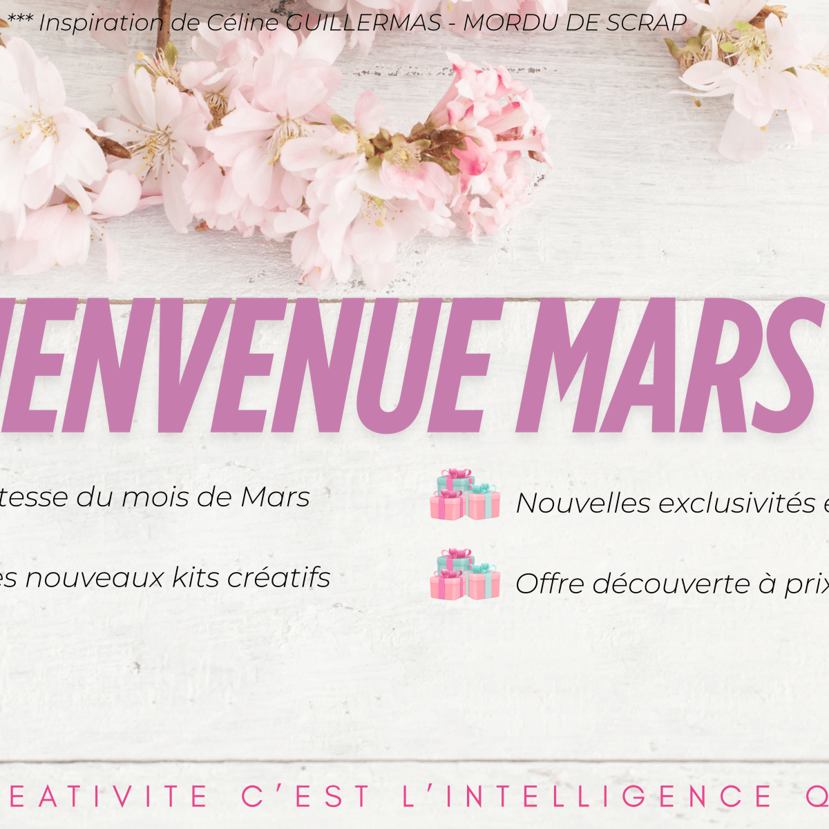 BIENVENUE EN MARS