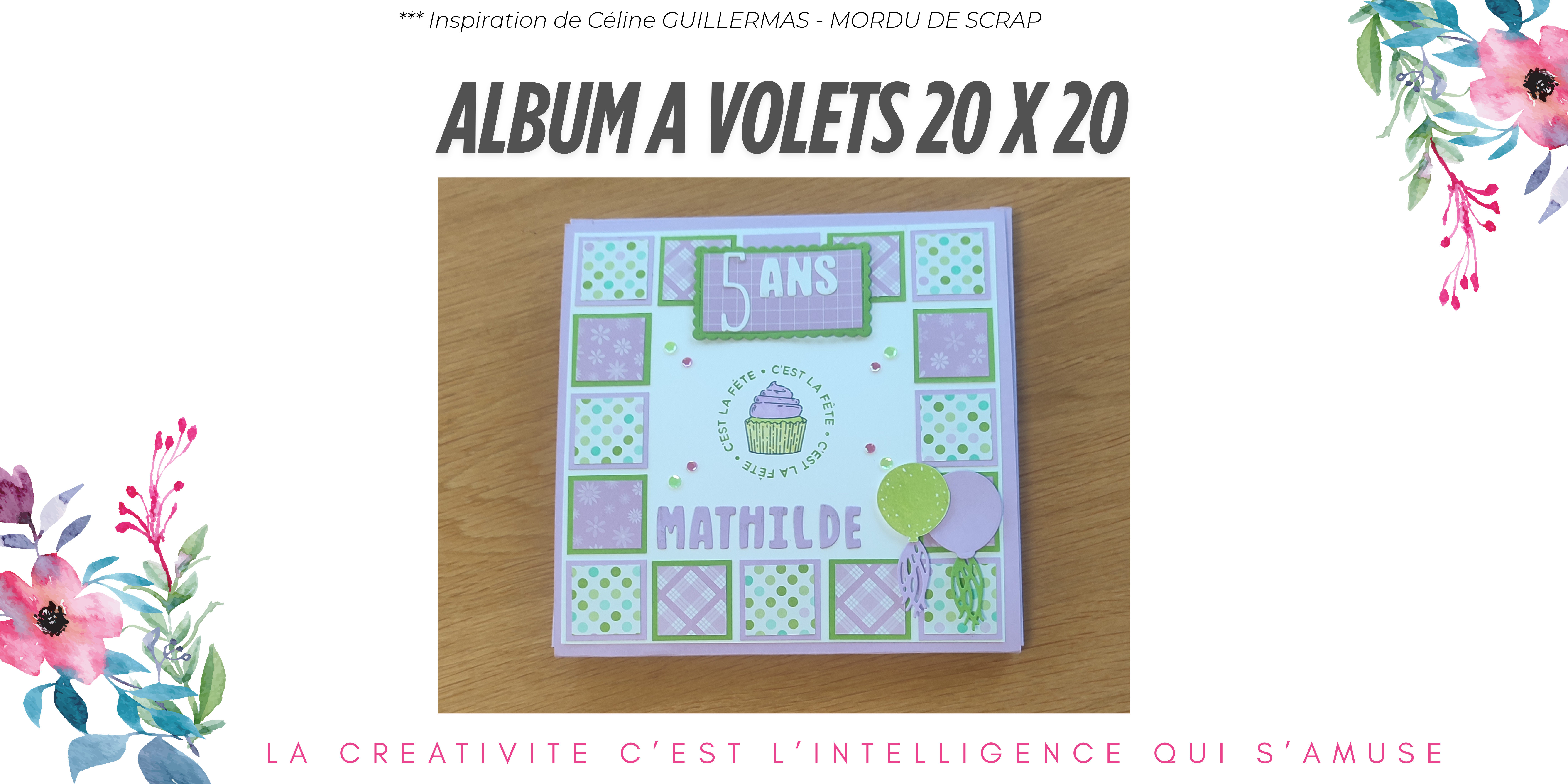 ALBUM A VOLETS 20 X 20
