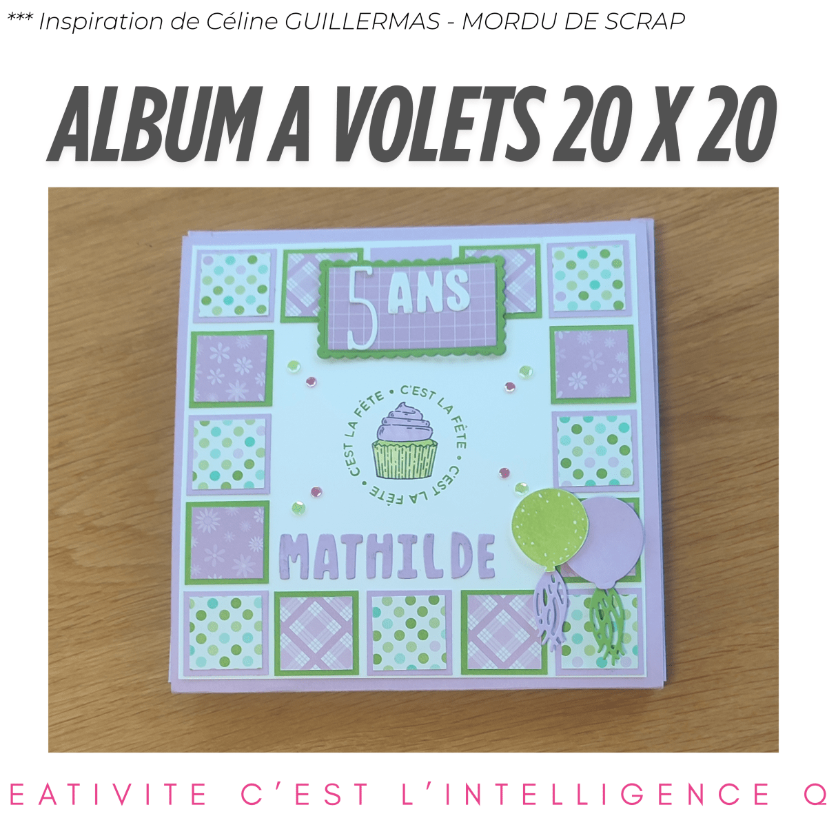 ALBUM A VOLETS 20 X&nbsp;20