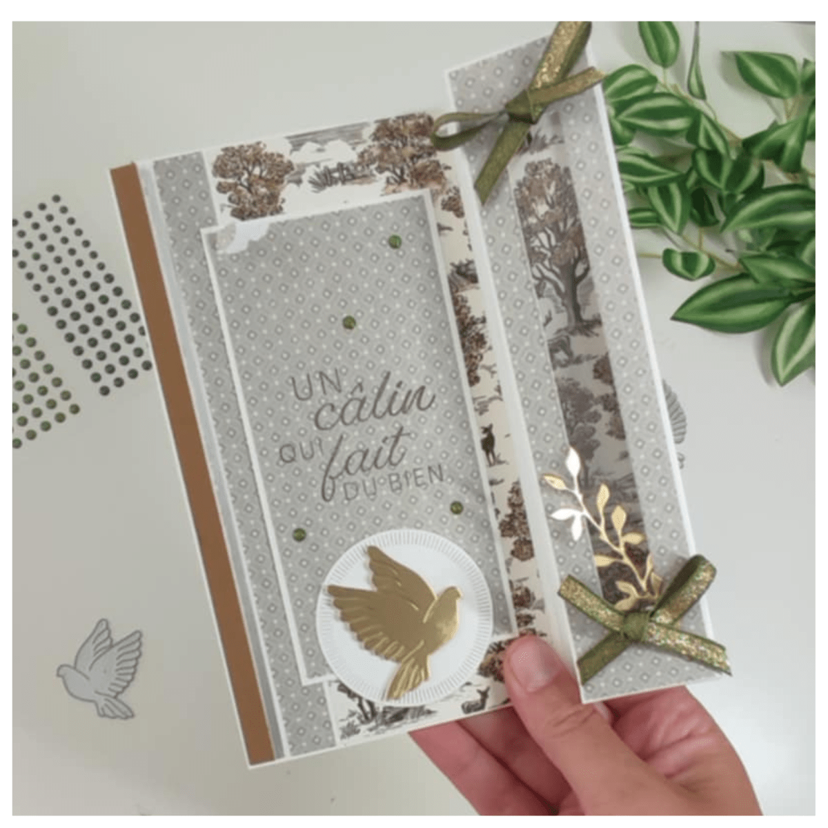 CARTE BOUGIES AUTOMNALE