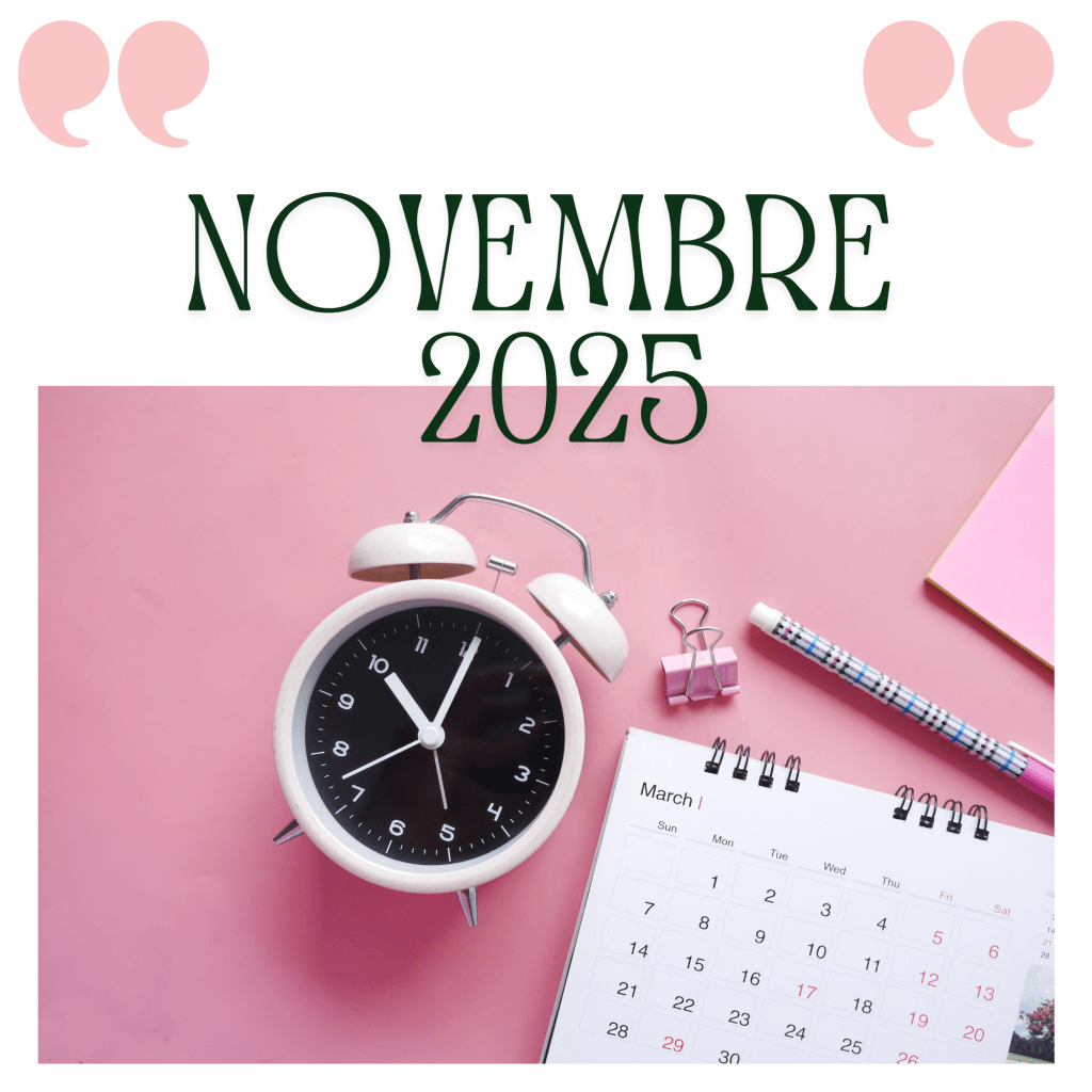 BIENVENUE NOVEMBRE