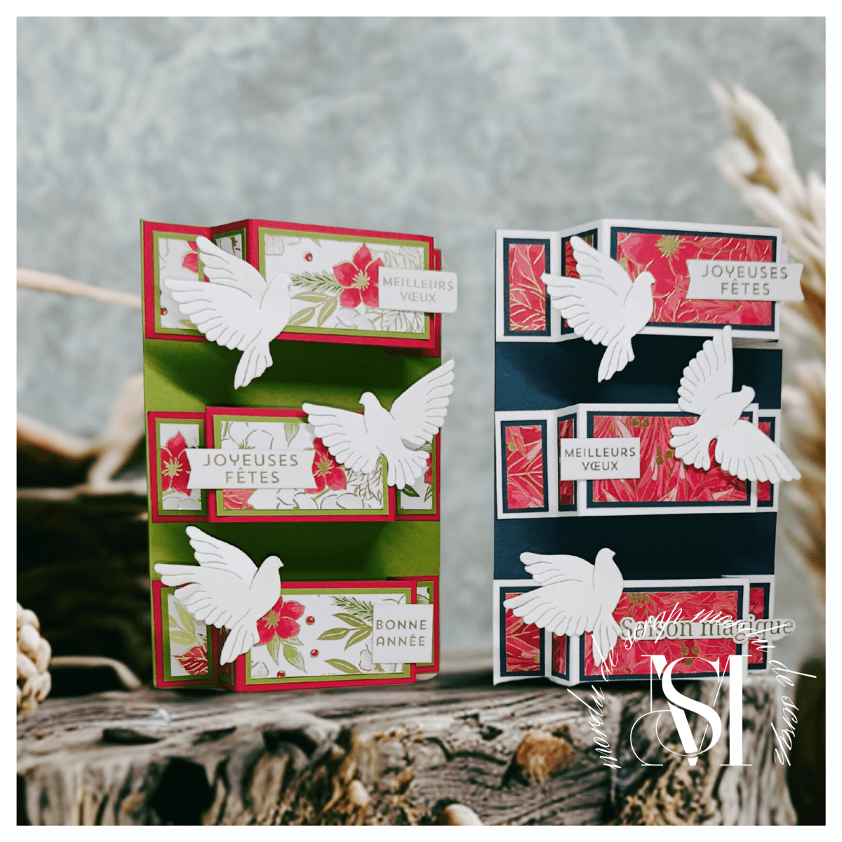 CARTE DE NOEL EN&nbsp;RELIEF