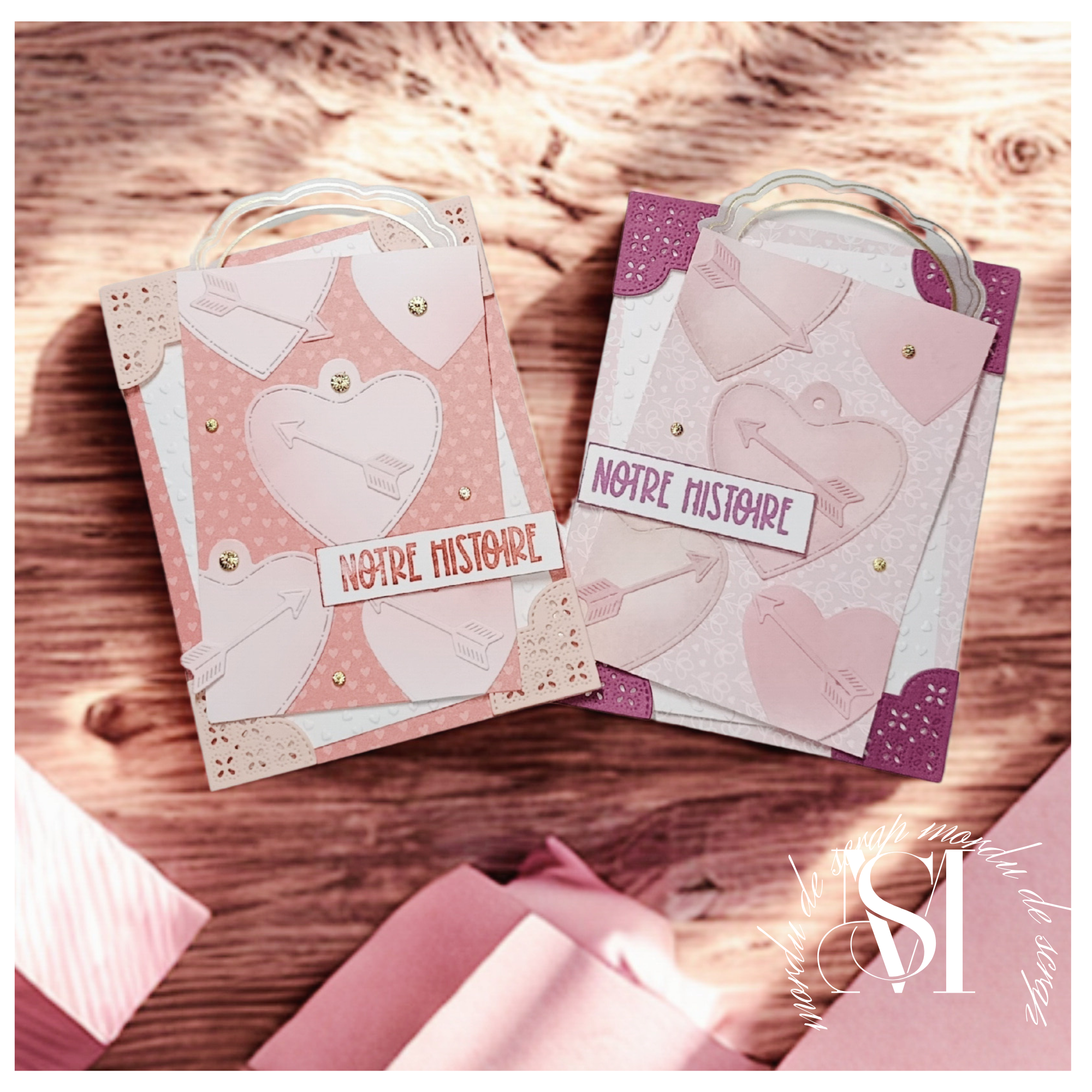 CARTE  EFFET SAC A MAIN