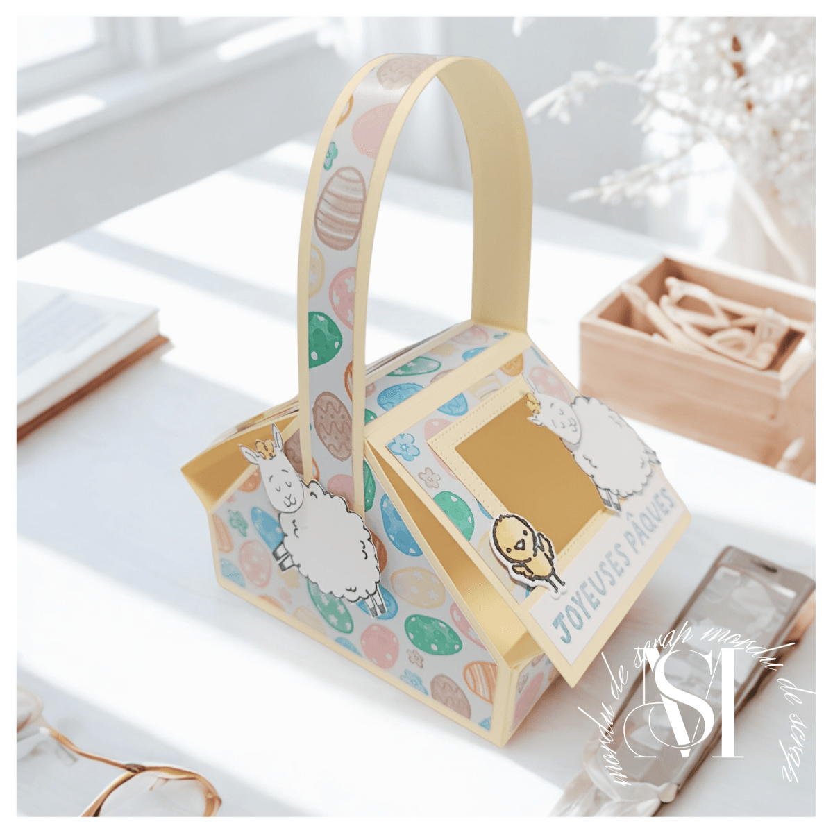 PANIER DE PAQUES A OUVERTURE&nbsp;ORIGINALE