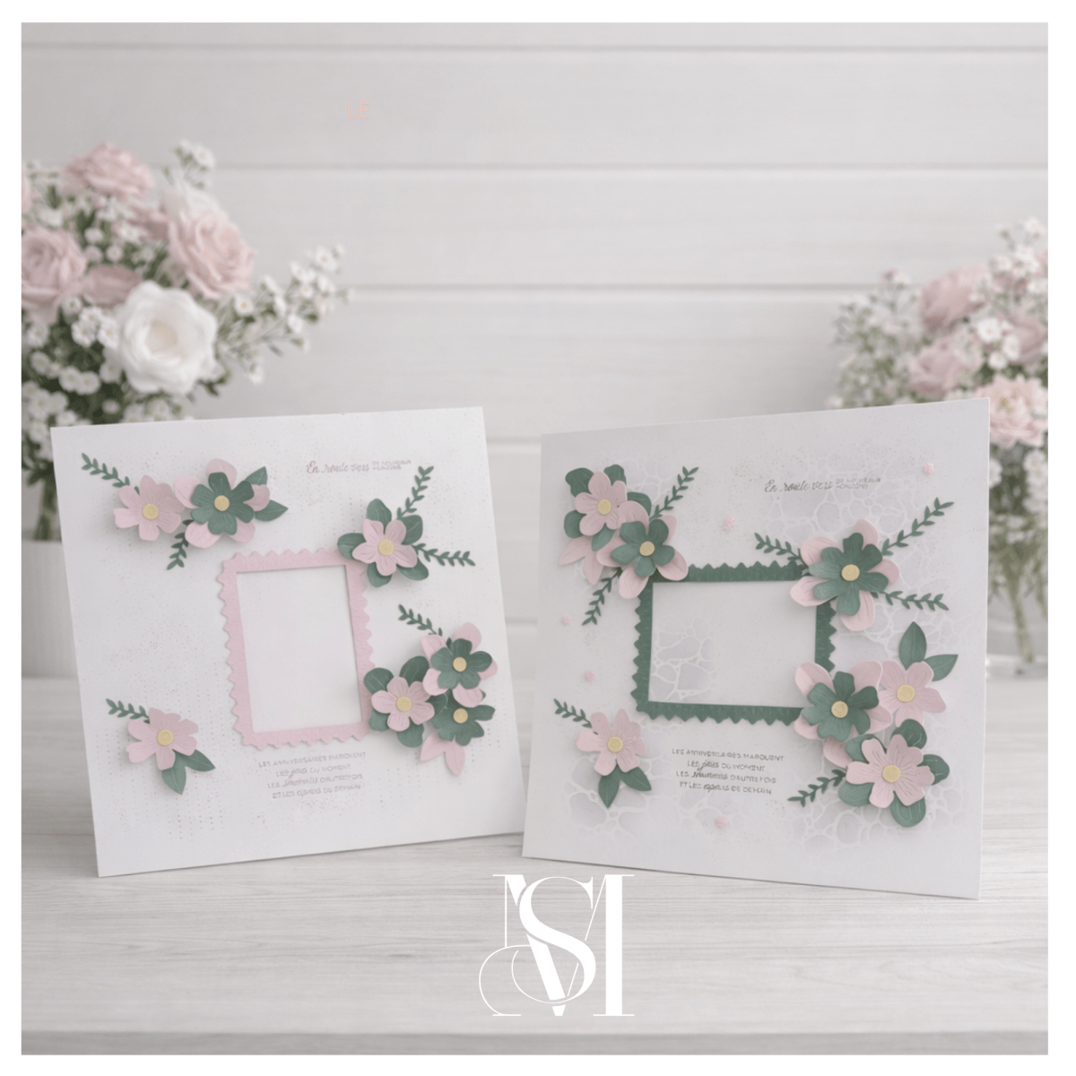PAGE DE SCRAP EFFET&nbsp;POCHOIR