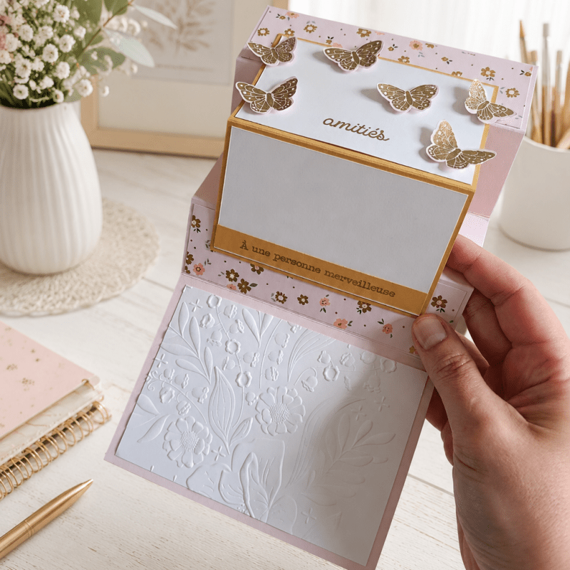 CARTE POP&rsquo;UP ENVOLEE DE&nbsp;PAPILLONS