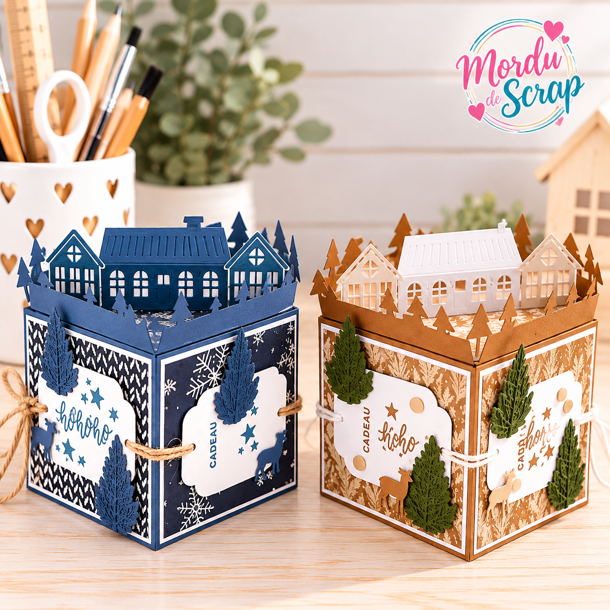 🎄CUBE TRIPLE COMPARTIEMENT DE NOEL🎄